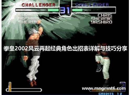 拳皇2002风云再起经典角色出招表详解与技巧分享
